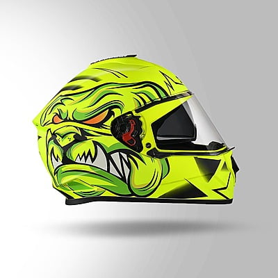 STUDDS DRIFTER D1 MATT FLUORESCENT YELLOW N5 YELLOW D/V (XL)