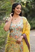B042:Beautiful Kalamkari Dress B042:Beautiful Kalamkari Dress
