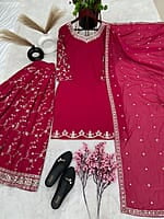 B501: Beautiful Georgette Plazzo Sets
