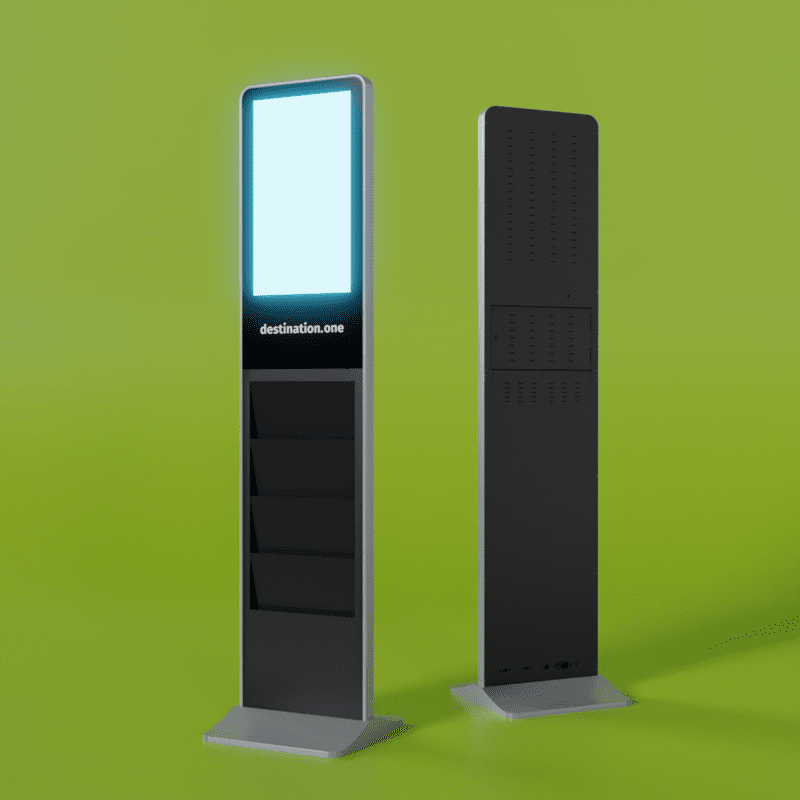 destination.kiosk 22-Zoll INDOOR inkl. Prospektfächer destination.kiosk 22-Zoll INDOOR inkl. Prospektfächer