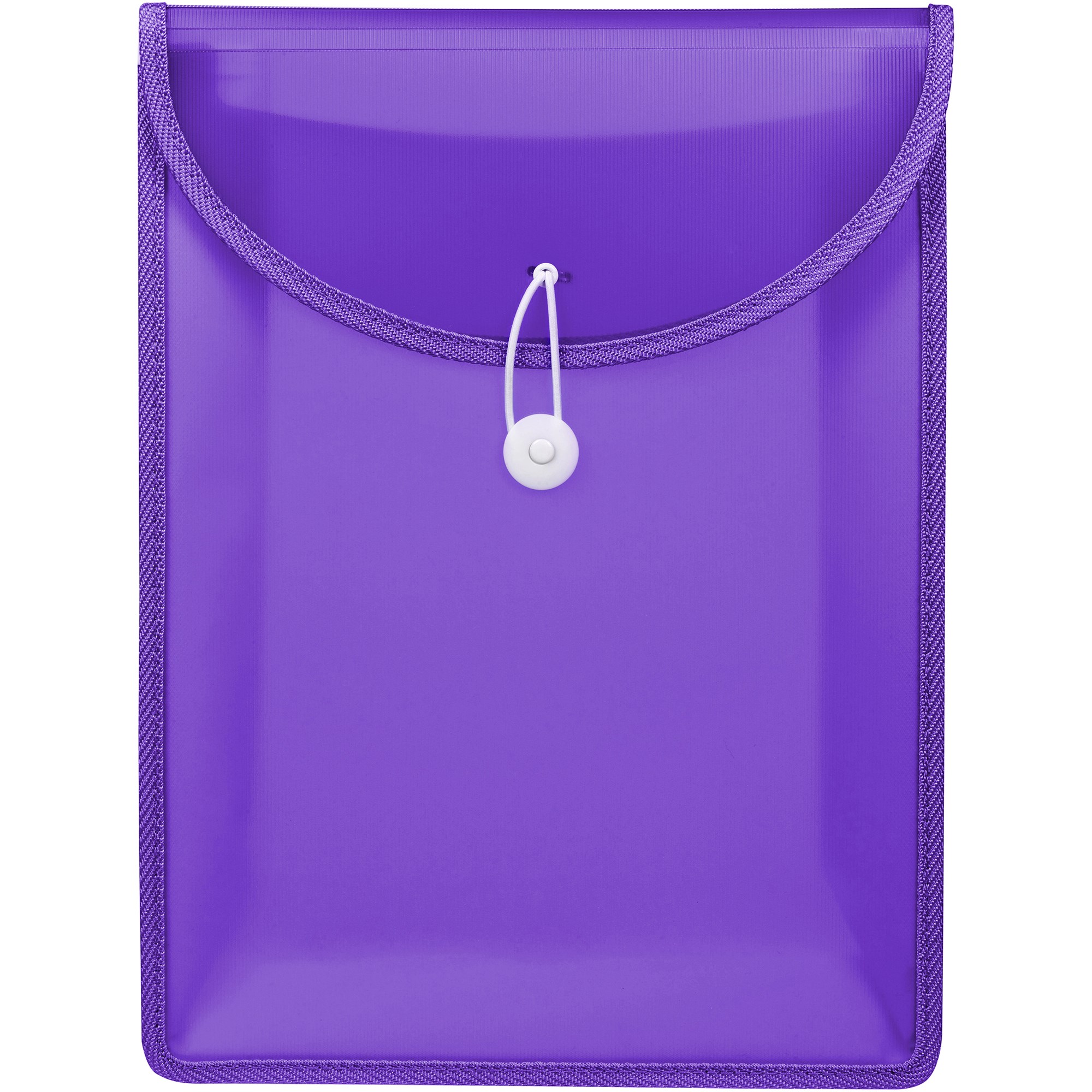Marbig Document Wallet A4 Top Load 65mm Gusset Violet