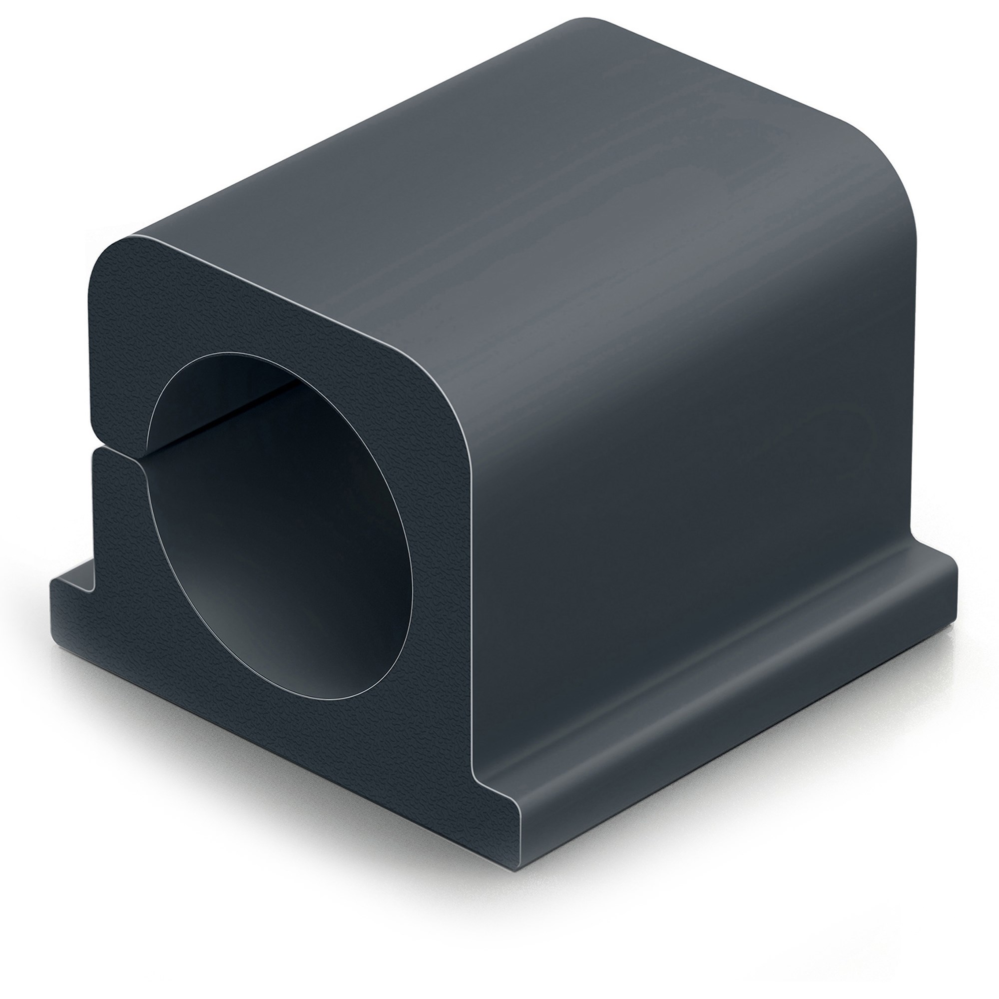 Durable Cavoline Pro Self-Adhesive Cable Clips 2 Graphite Pack Of 4