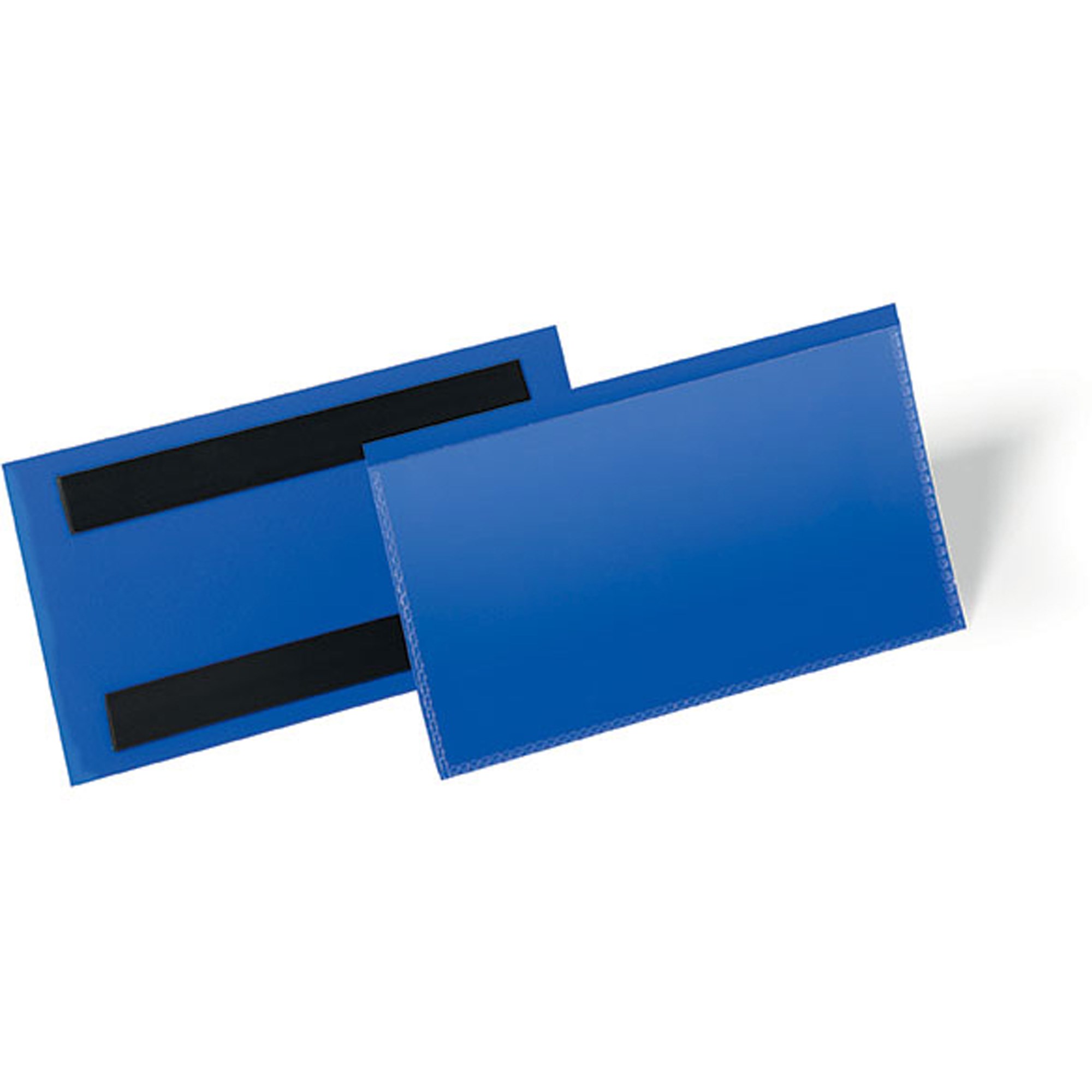 Durable Document Pouch Magnetic 81.5 x 163mm Blue Pack Of 50