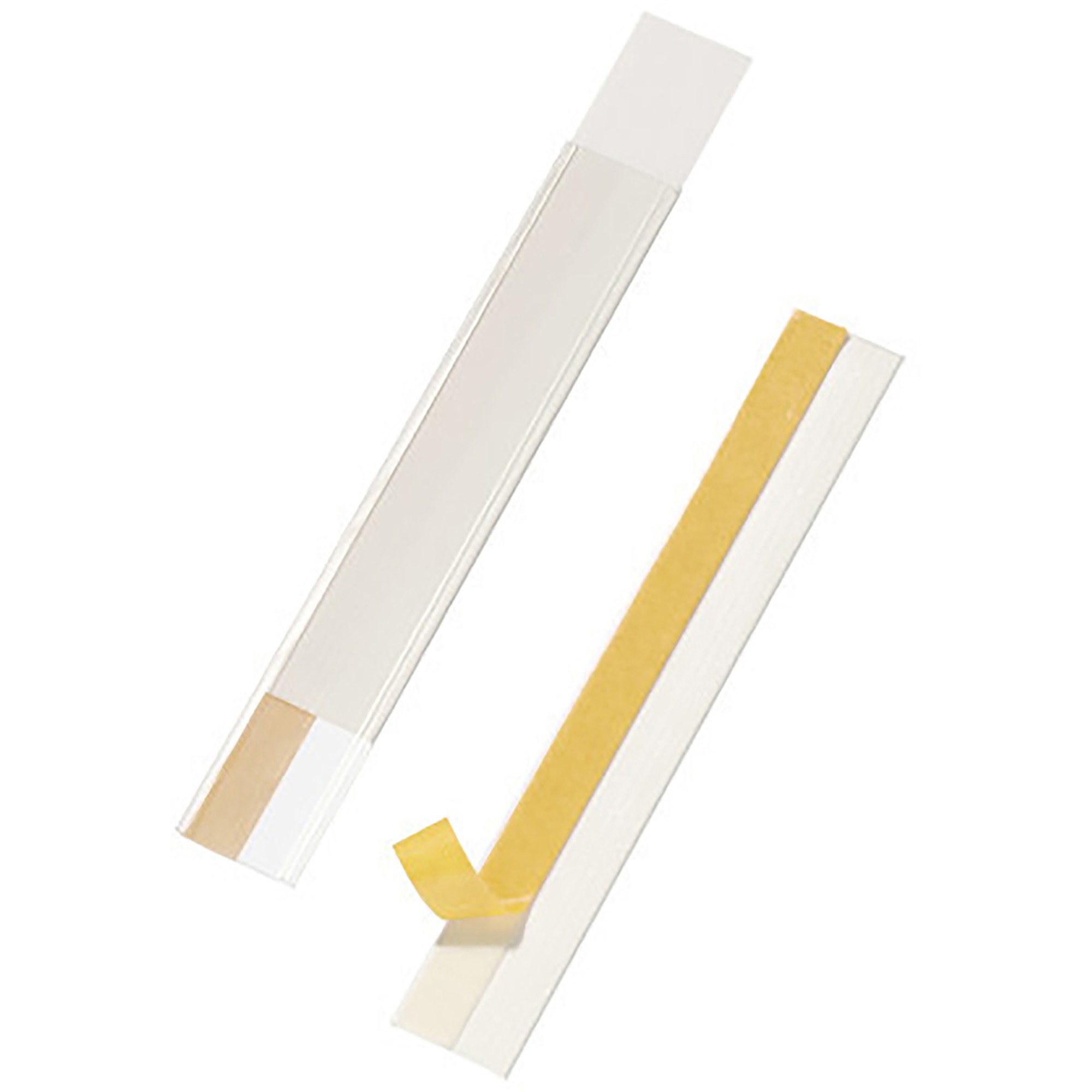 Durable Scanfix Self-Adhesive Label Holder 200 x 40mm Clear Pack of 50