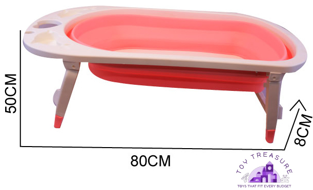 Folding bath tub