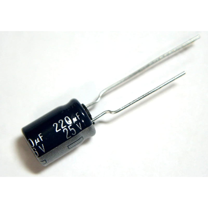 CAPACITOR 220UF 25V