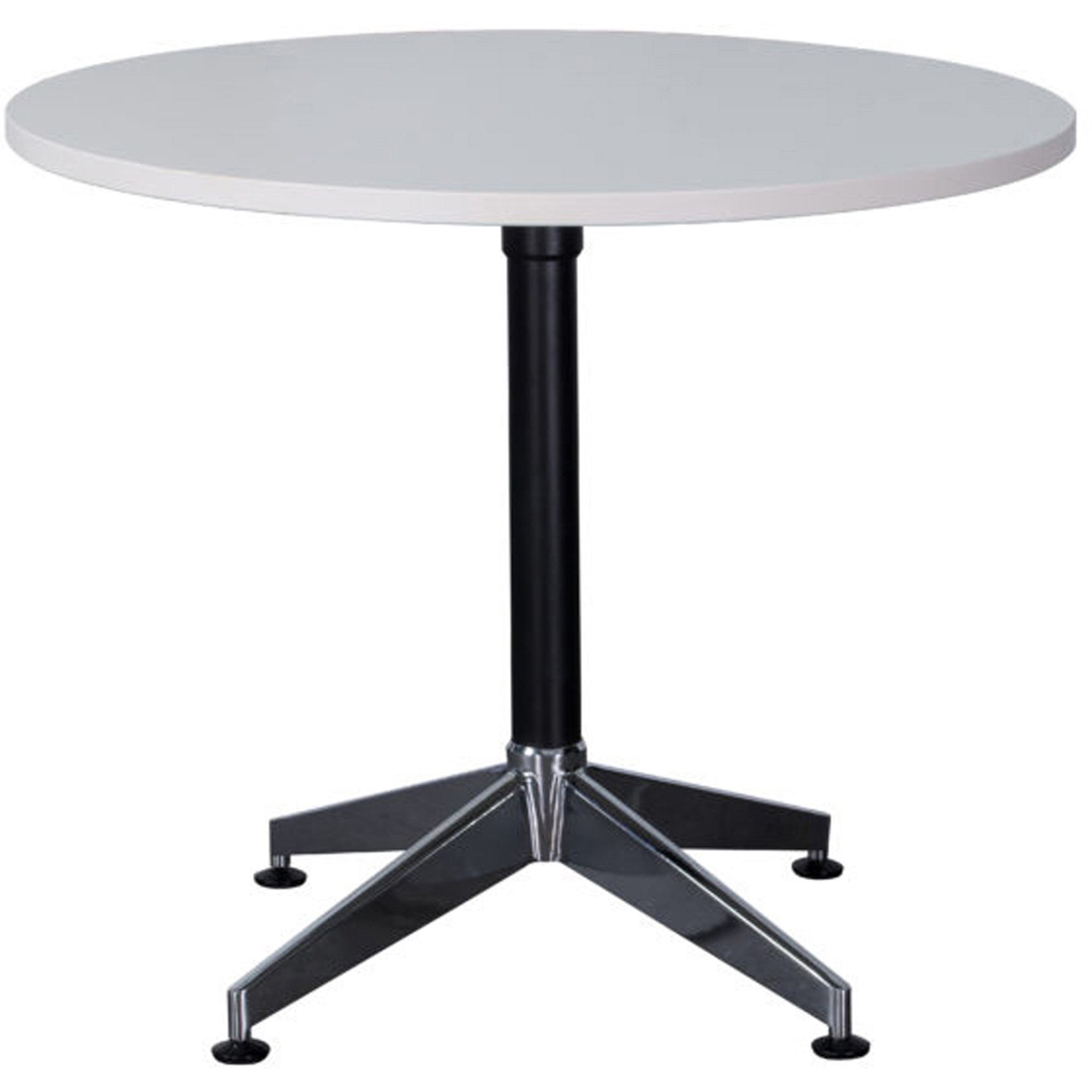 Rapidline Typhoon Round Table 1200D x 730mmH White Top Black Base