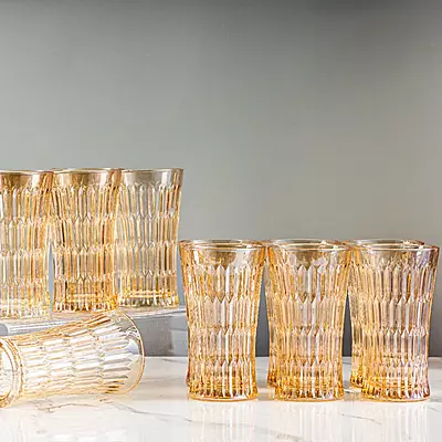 طقم كاسات ماء/عصير عدد 12 كاسة