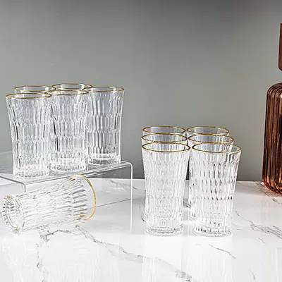 طقم كاسات عصير عدد 12 كاسة