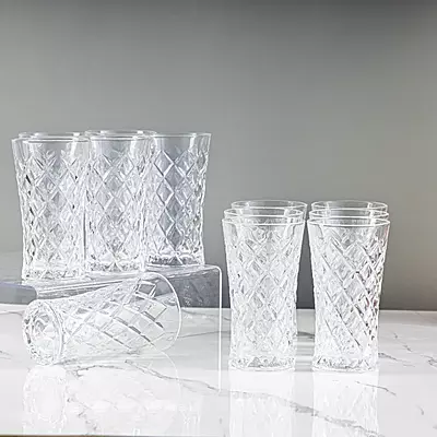 طقم كاسات عصير مميزة 12 كاسة