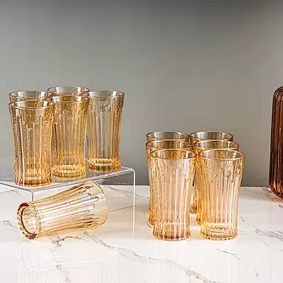 طقم كاسات ماء اوعصير عدد 12 كاسة