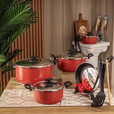 قدر نيوفلون غير لاصق 20 سم بغطاء