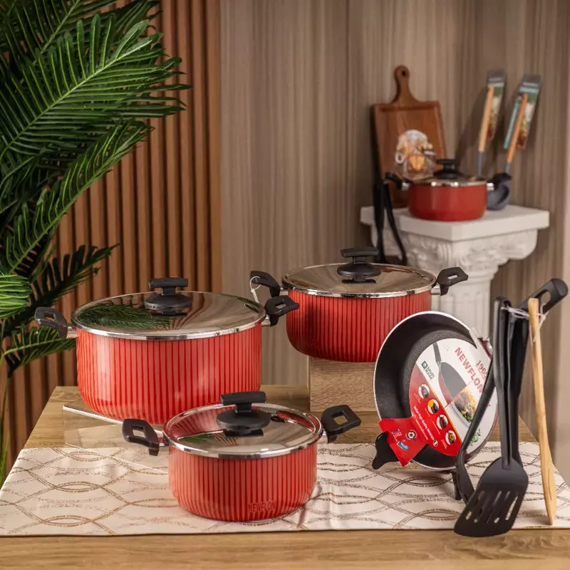 قدر نيوفلون غير لاصق 20 سم بغطاء