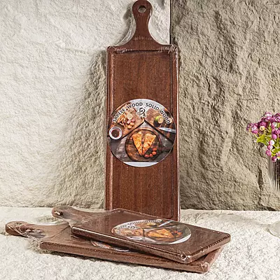 Rectangular A Wooden Hot Food Serving Board