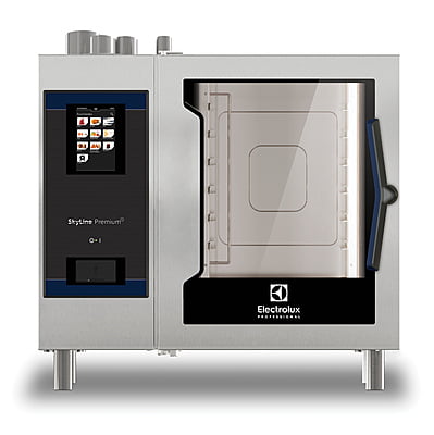 229766 SKYLINE PREMIUMS OVEN 6 GN 1/1 - GAS - LEFT HINGED DOOR - 3-GLASS