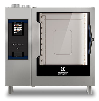 229769 SKYLINE PREMIUMS OVEN 10 GN 2/1 - GAS - LEFT HINGED DOOR - 3-GLASS