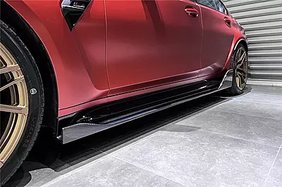 2021–2025 BMW M3 G80 BKSS Style Carbon Fiber Side Skirts