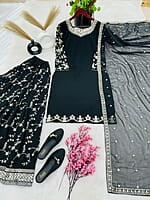 B501: Beautiful Georgette Plazzo Sets