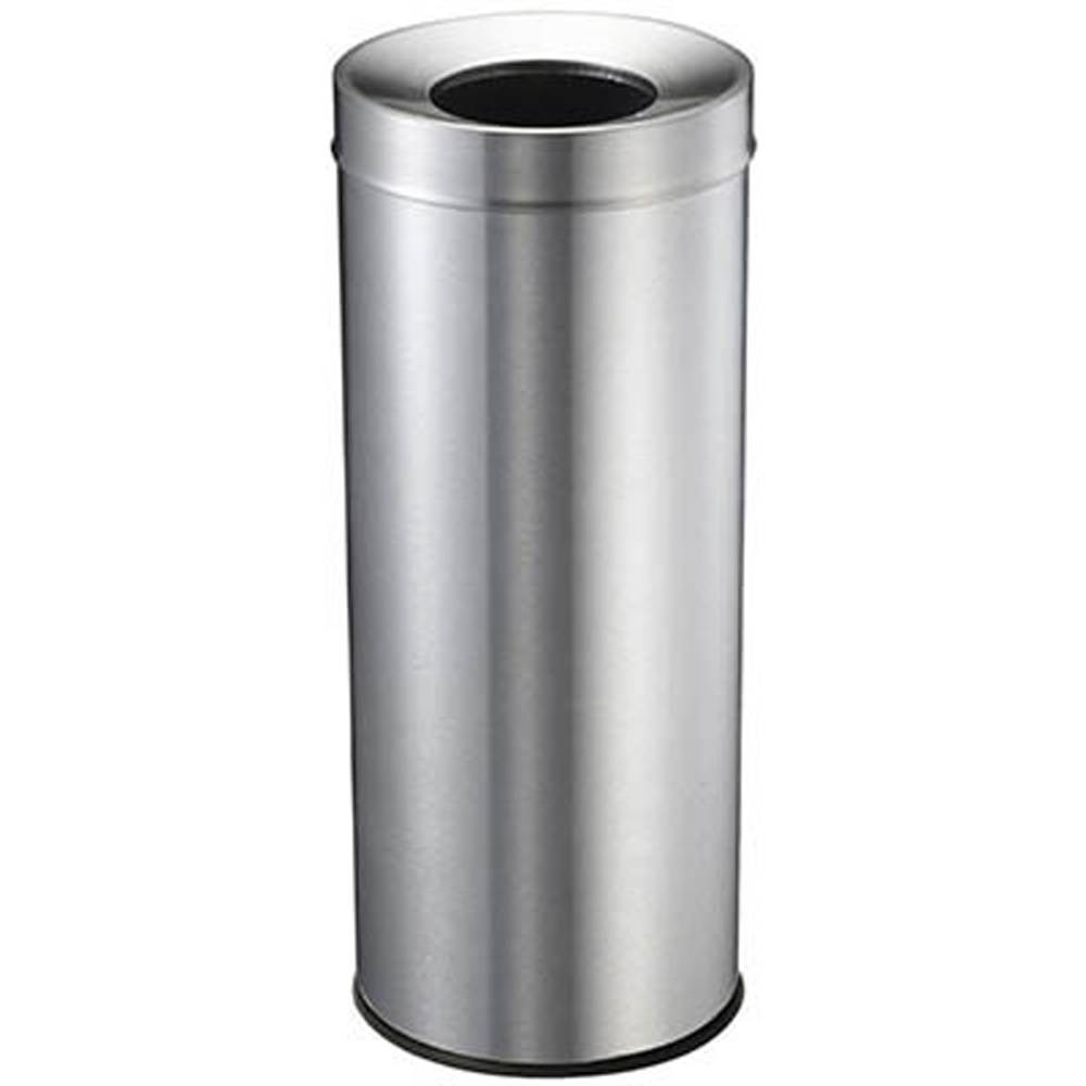 Compass Round Tidy Bin Open Top 28 Litres Stainless Steel