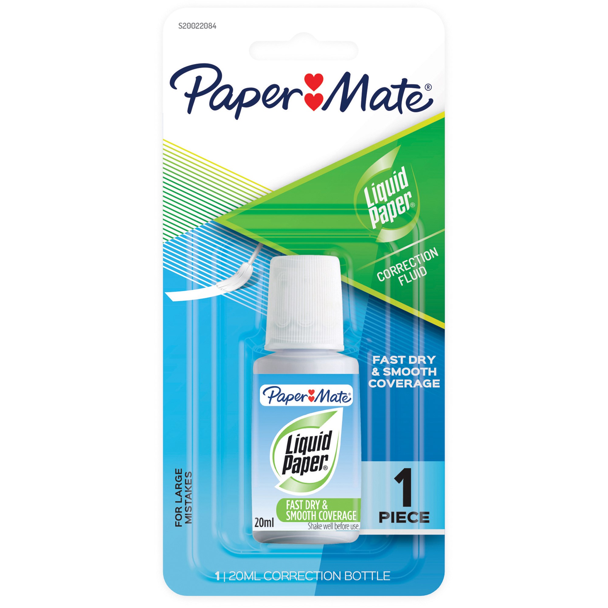 Paper Mate Liquid Paper Correction Fluid 20ml