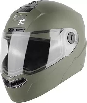 STEELBIRD SBA-7 DASHING BATTLE GREEN C/V (M)