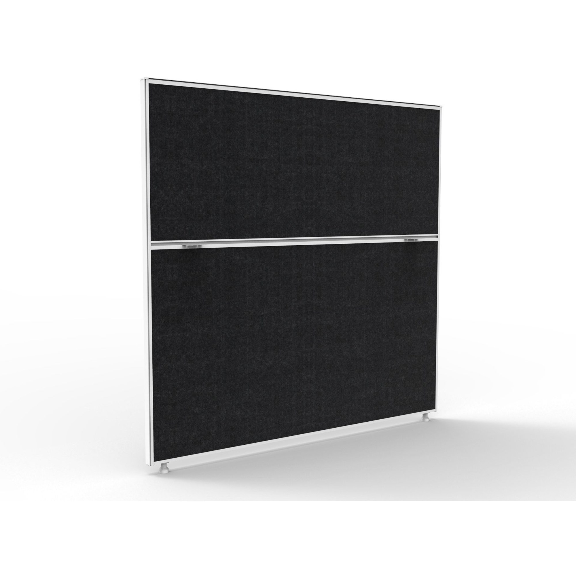 Rapidline SHUSH30+ Screen 1200W x 30D x 1200mmH White Frame Black Pinnable Fabric