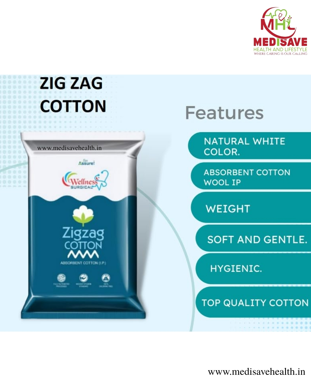 ZIG-ZAG COTTON- WELLNESS ZIG-ZAG COTTON- WELLNESS