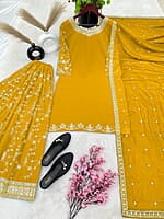 B501: Beautiful Georgette Plazzo Sets