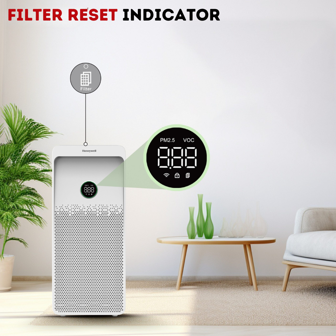 Honeywell Air Touch P2 Platinum Series Air Purifier with Reset Filter Indicator option