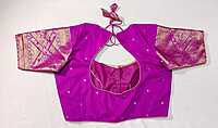 E11:Ready To Ship Beautiful Semi Gadwal Saree With Stitched Blouse