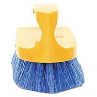 Rubbermaid Long Handle Scrub Brush, 6" Brush, Yellow Plastic Handle/Blue Bristles Rubbermaid Long Handle Scrub Brush, 6" Brush, Yellow Plastic Handle/Blue Bristles
