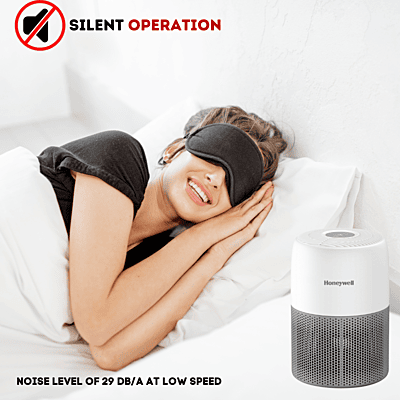 Honeywell Air Touch V1 Value Series Air Purifier in a child's bedroom. Honeywell Air Touch V1 Value Series Air Purifier in a child's bedroom.