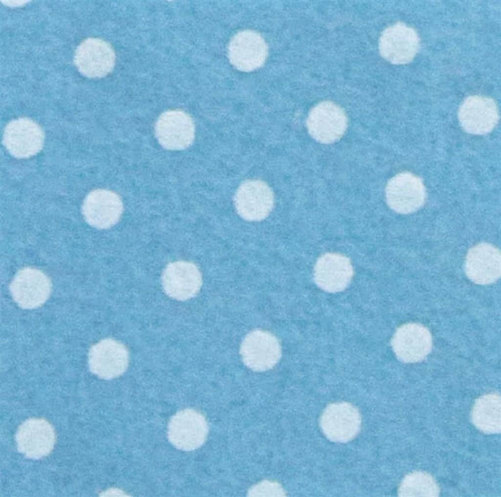 Feltro stampato 1 mm Pois 30x40 cm vari colori