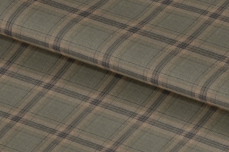 255129-SAGE & CHARCOAL CHECK LINEN 255129-SAGE & CHARCOAL CHECK LINEN