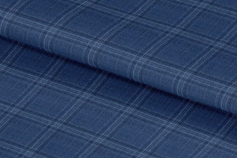 255138-BLUE CHECK LINEN