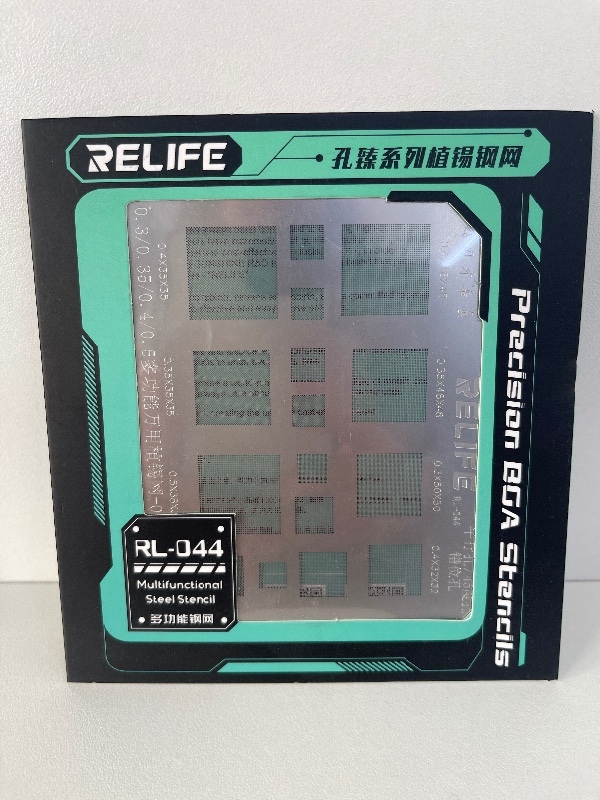 Stencil Universal Relife RL-044 - Reballing Preciso y Profesional Stencil Universal Relife RL-044 - Reballing Preciso y Profesional