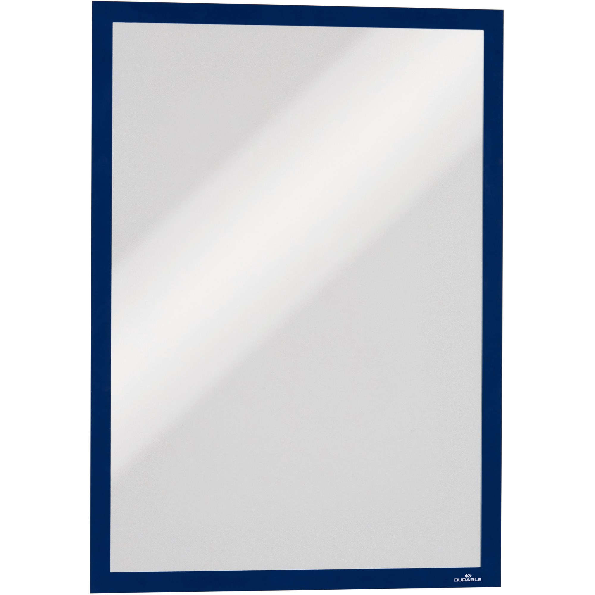 Durable Duraframe Sign Holder Self-Adhesive A3 Navy Pack Of 2