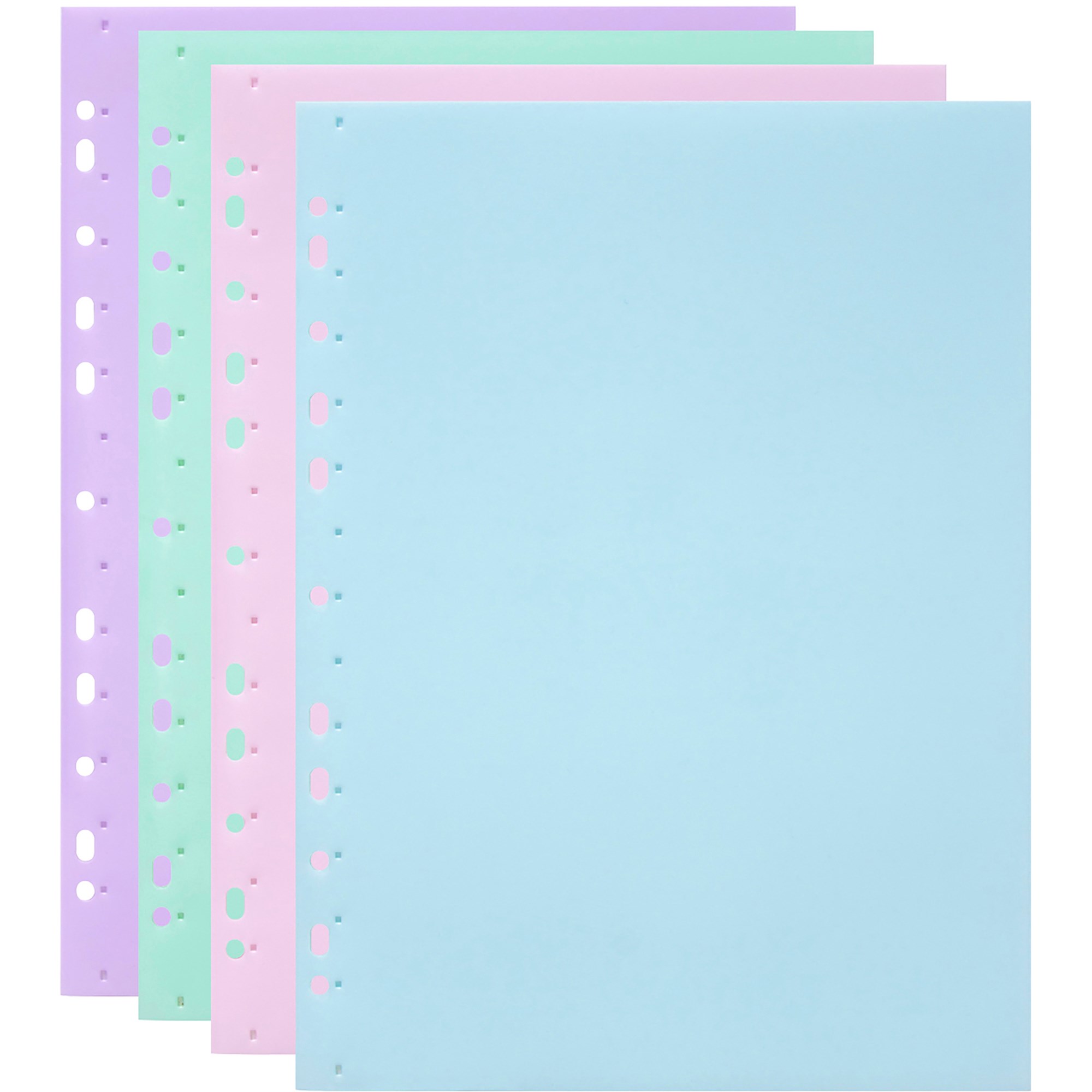 Marbig Soft Touch Binder Display Book A4 10 Pocket Pastel Assorted Box Of 24