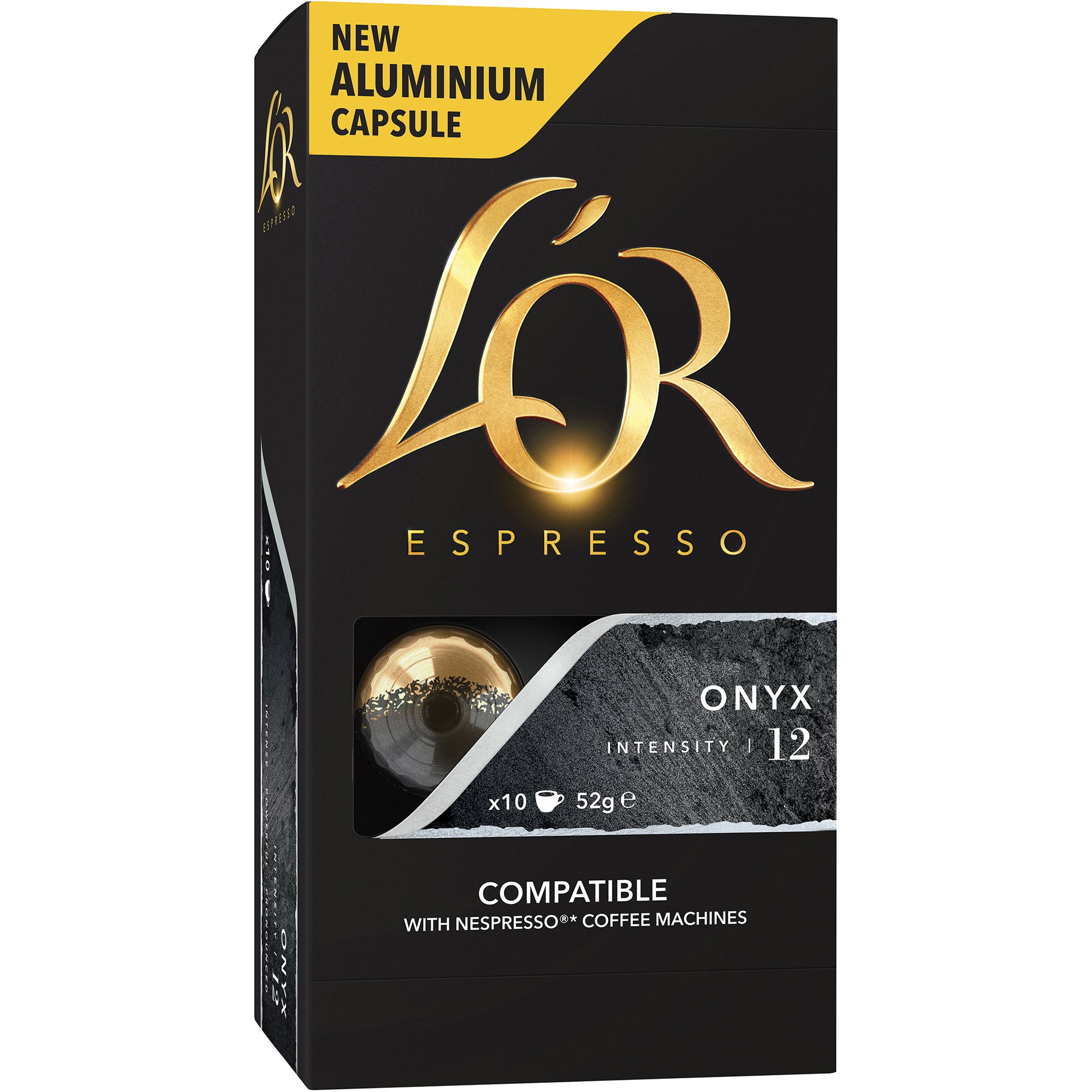L'OR Espresso Coffee Capsules Onyx Box Of 100