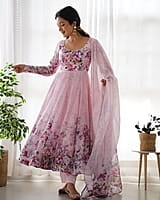 B919: Beautiful 3pc Organza Dress Set