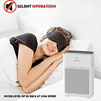 Honeywell Air Touch P1 filtering air in a living room Honeywell Air Touch P1 filtering air in a living room