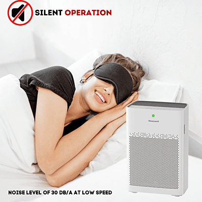 Honeywell Air Touch P1 filtering air in a living room