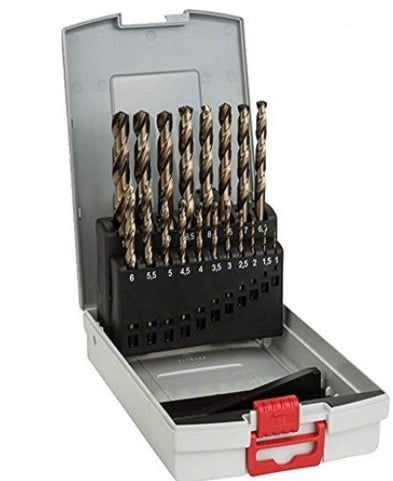 METAL DRILL BIT HSS-CO PROBOX SET 19PCS  