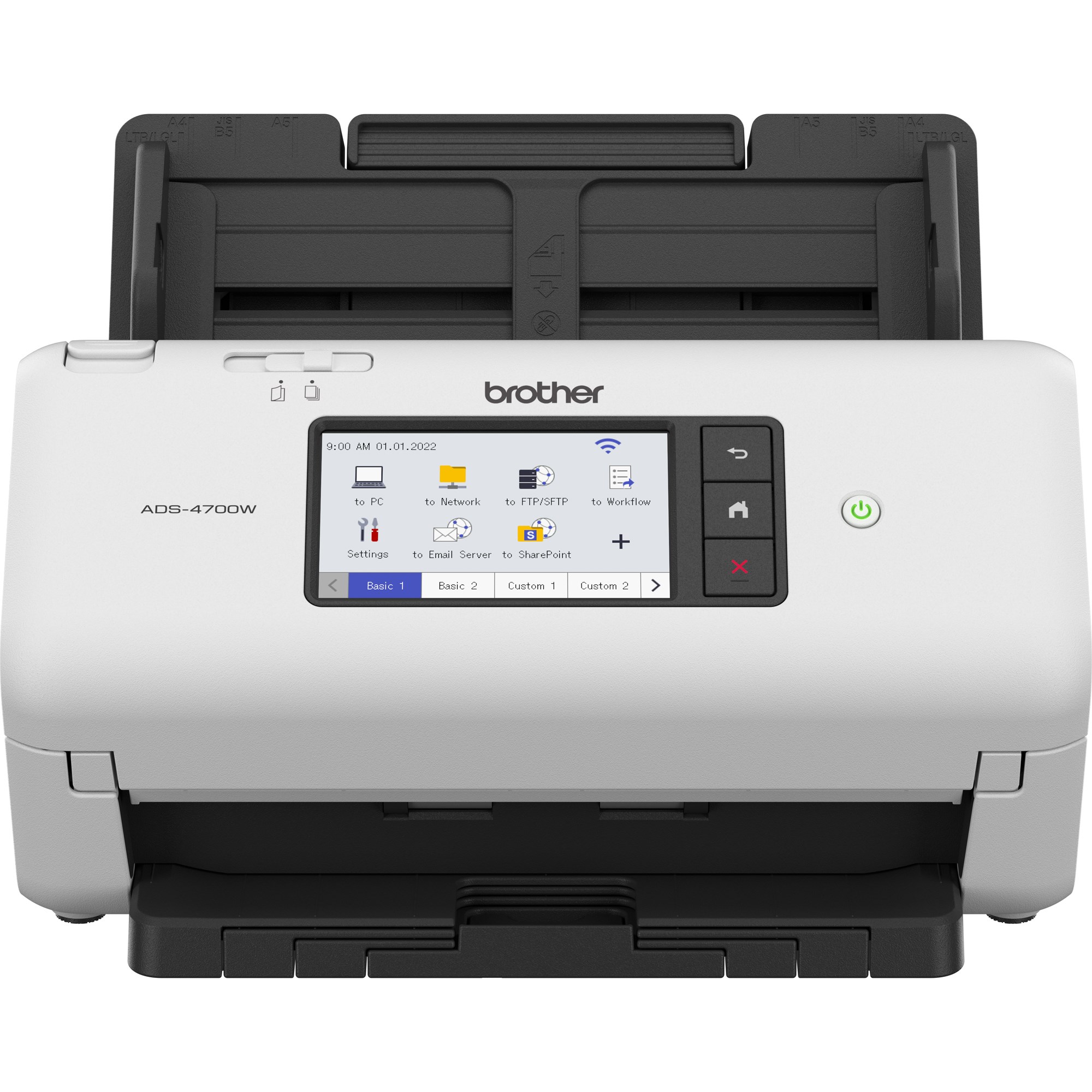 Brother ADS-4700W Professional Desktop Document Scanner White