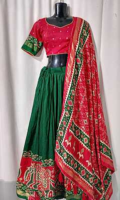 D174: Ready To Ship Beautiful Patola Lehenga Set