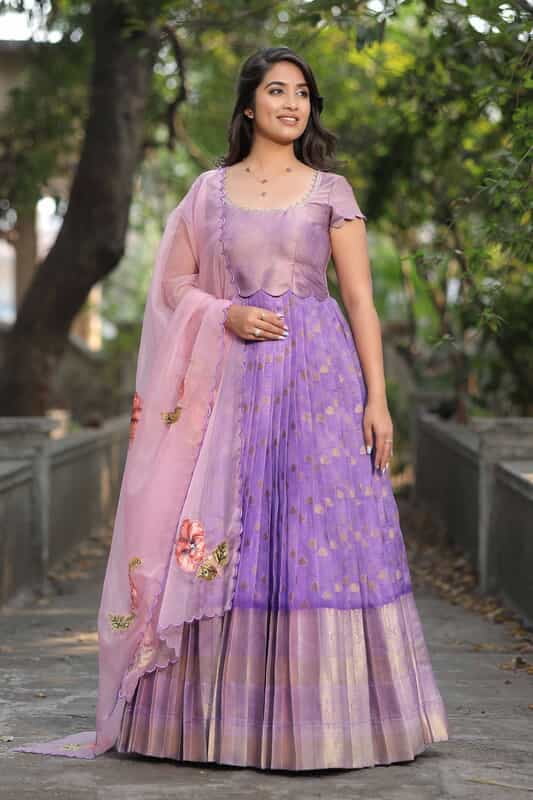 B053: Beautiful Organza Long Frock B053: Beautiful Organza Long Frock