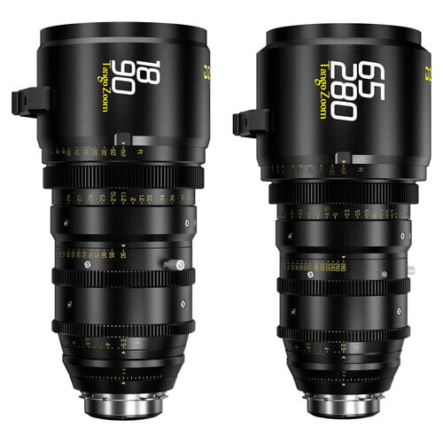 DZOFILM Tango Bundle 18-90mm T2.9 /65-280mm T2.9-4  S35 Zoom Lens PL&EF mount - Metrial