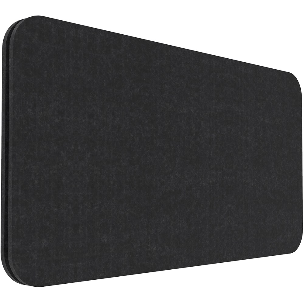 Rapidline Desk Mounted Eco  Panel Screen 1190W x 27D x 400mmH Black