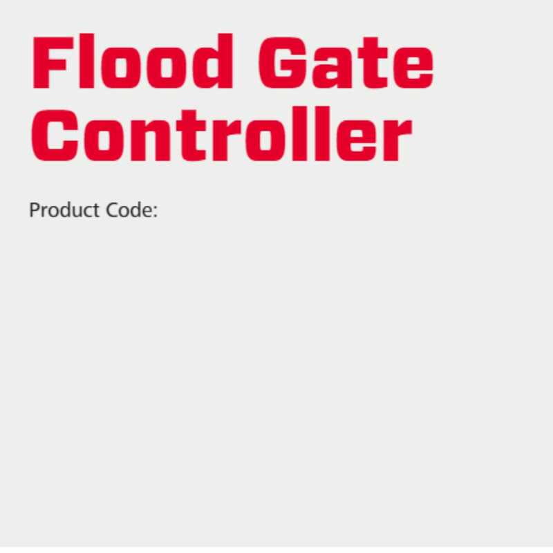 Speedrite Flood Gate Controller