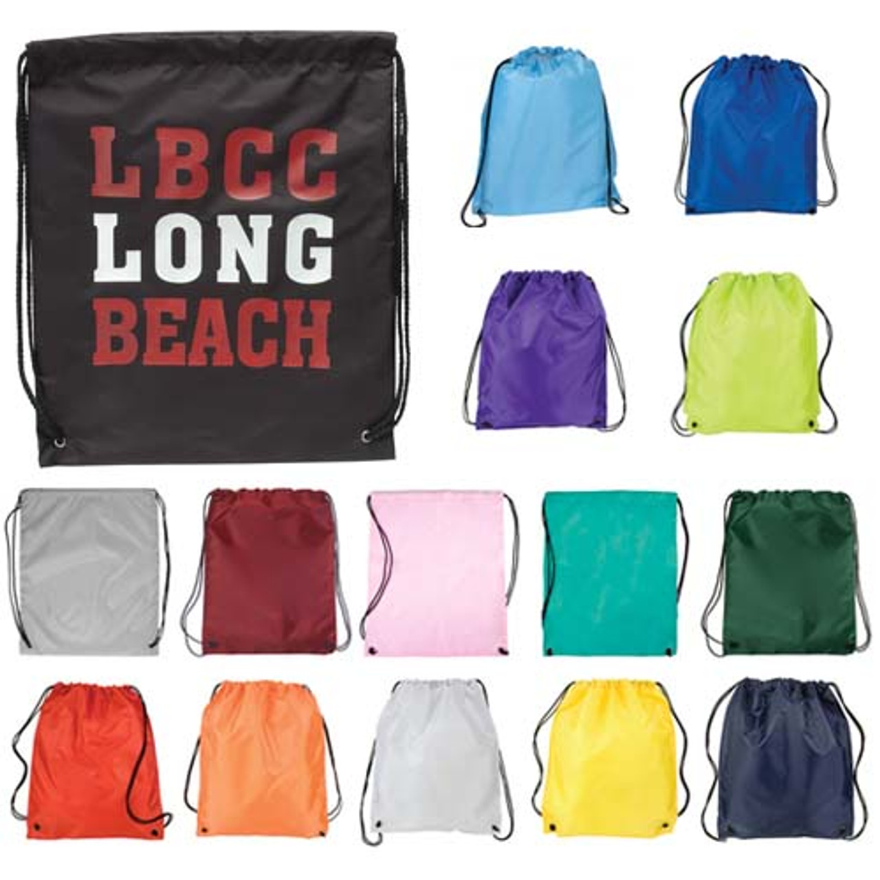 Varsity Drawstring Bag